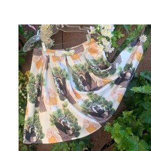 2 POCKETS, skirt cotton lined, medium/small